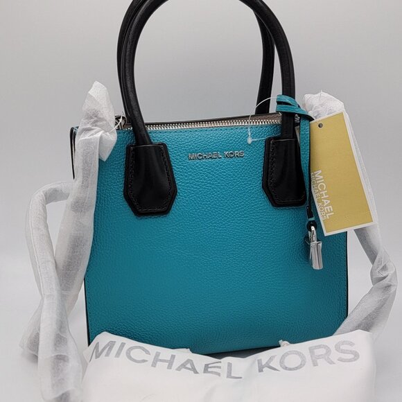 MICHAEL Michael Kors Handbags - Michael Kors Mercer Color-Block Leather Cross Body